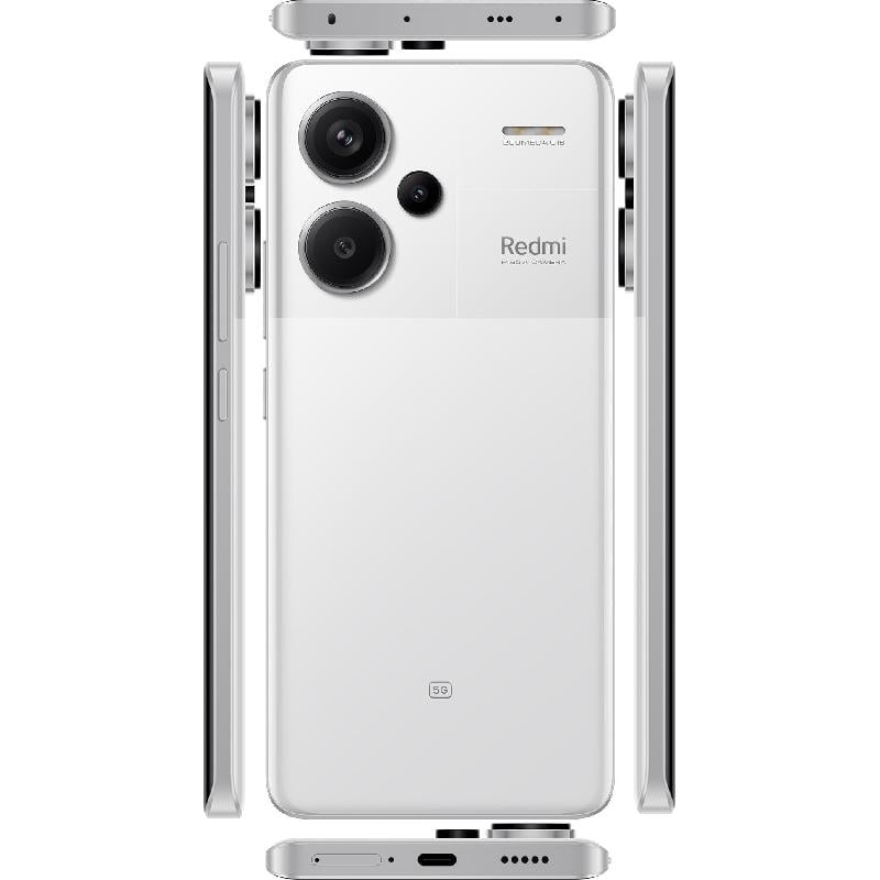 Xiaomi Redmi Note 13 Pro+ 5G 512 جيجابايت 12 جيجابايت رام ضوء القمر الأبيض 5G Mediatek Dimensity 7200 Ultra (4 نانومتر) 